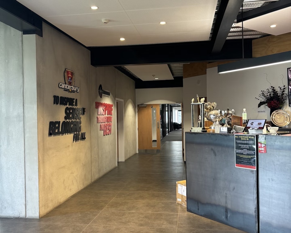 Canterbury Rugby Foyer